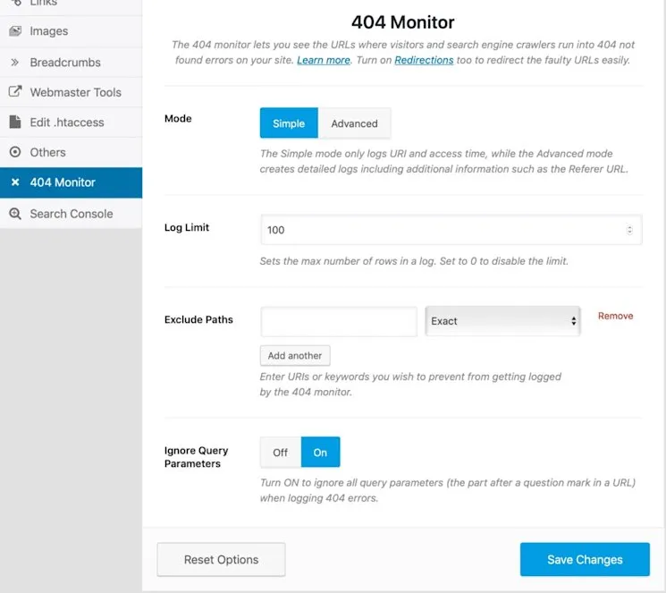 404 redirect manager