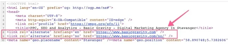 hreflang