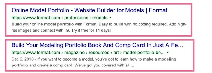 keyword cannibalisation