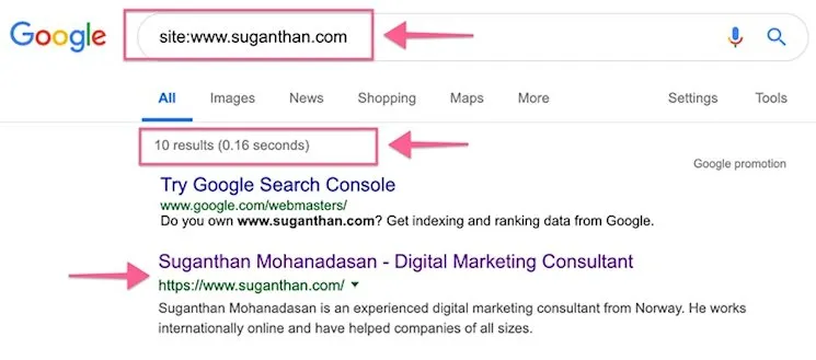Staging site indexed by Google
