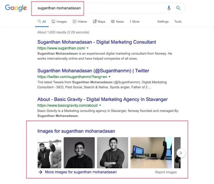 Suganthan Mohanadasan image SEO